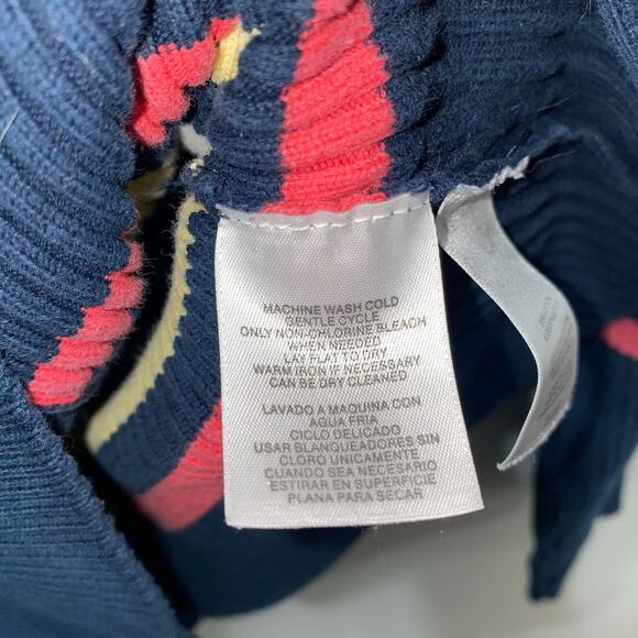 Jones NY Sport 100% Cotton Striped Button Up Cardigan, Women’s Large - Picture 9 of 10